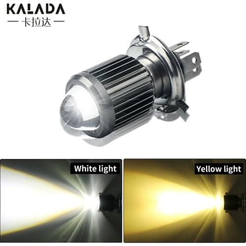 Super Bright 9-80V HI/LO Beam LED Light For BA20D H4 Motorcycle Headlight CSP lens Fog Lamp Scooter ATV Accessories High Power