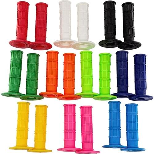 10 colours Universal Handle Grips Dirt Pit Bike Motorcycle Motocross Motorbike Handle Bar Grips For CRF YZF KXF SXF SSR SDG BSE