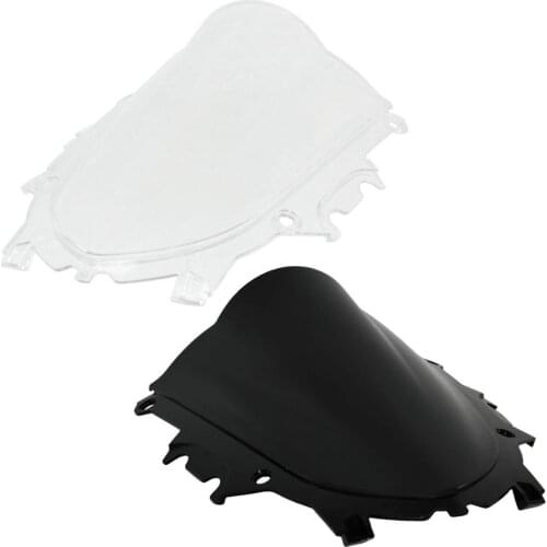 Double Bubble Front Windscreen Windshield Visor Screen Fly Shield Wind Deflector ABS For YAMAHA YZF R25 R3 YZFR3 2019 2020 2021