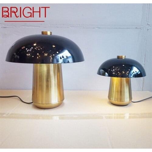 BRIGHT Modern Table Lamp LED Creative Mushroom Desk Lighting Decorative for Home Bedside
