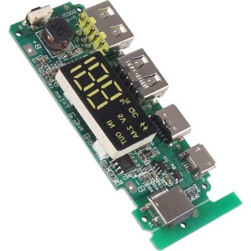 18650 Charging Board Dual USB 5V 2.4A Mobile Power Bank Module Lithium Battery Charger Board Protection DIY USB Power Bank Board