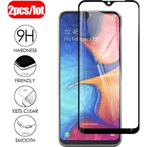 2Pcs Protective Tempered Glass on For Samsung Galaxy A20e A10e SM-A202F SM-A102U A102U1 Full Cover Screen Protector Glass Film