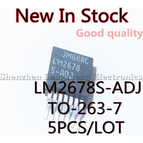 5PCS/LOT LM2678S-ADJ LM2678S TO-263-7 SMD regulator IC chip New In Stock