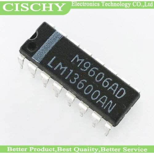 5pcs/lot LM13600AN LM13600N LM13600 DIP-16 In Stock