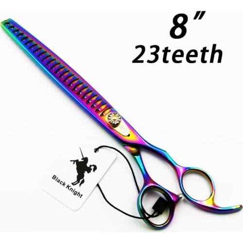 Pet Scissors 8 Inch Dog Grooming Scissors 23 Teeth Professional Thinning Shears Hair Scissors Japan440C