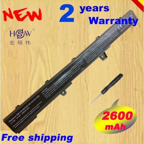 HSW 4Cell Battery for Asus A41 D550 X451 X451C X451CA X551 X551CA X551C A31N1319