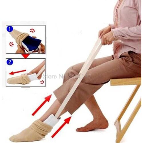 Sock assistant tool easy to take off sock assistant tool kit no pain no bending corner for tool during pregnancy
