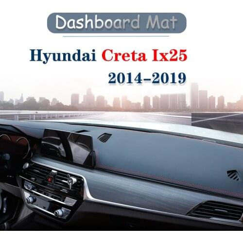 For Hyundai Creta Ix25 2014-2019 Anti-Slip Mat Dashboard Cover Pad Sunshade Dashmat Carpet Car Accessories