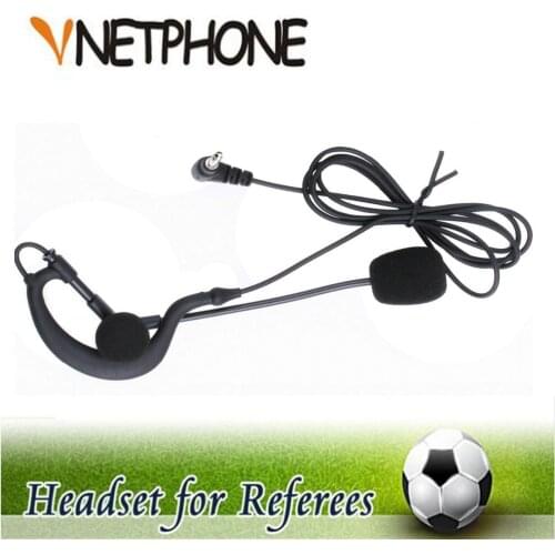 Helmet Football Referee Headset Earhook Monaural Earphone for Arbitration And for Coach