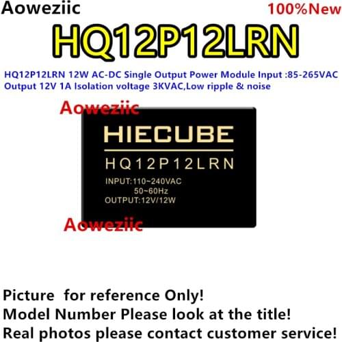 HQ12P12LRN 12W AC-DC Single Output Power Module Input :85-265VAC Output 12V 1A Isolation voltage 3KVAC,Low ripple & noise