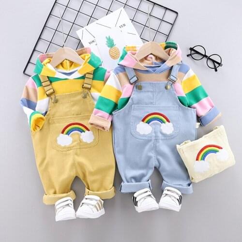 2019 Autumn Baby Boy Clothes Sets for Newborn Boy Stripe Top+Pant 2Pcs Casual Baby Boy Outfit Kids Clothing Set Baby Gift
