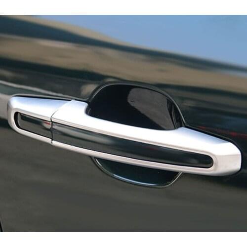 ABS Materials Three Colors Side Door Handle Frame Trim For Jaguar XE X760 XF X260 F-Pace f pace X761 Set of 8pcs