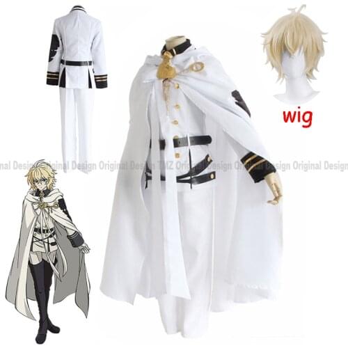 Hot！Seraph of the end vampire reign anime cosplay costumes mikaela hyakuya cosplay costume halloween party owari no seraph cos
