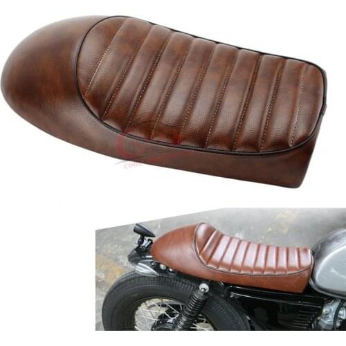 Motorcycle Cafe Racer Seat Custom Vintage Hump Saddle Retro Seat Fit For Yamaha SR400/500 XJ XS KZ Chopper Custom