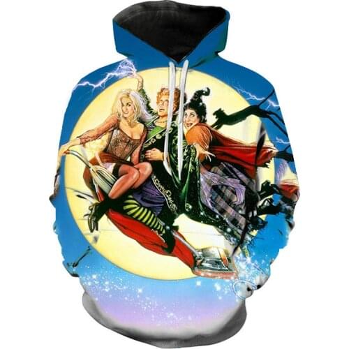 2021 New Men Women Children Hocus Pocus 3D Printed Streetwear Fashion Pullover Boy Girl Kids Sweatshirts Hoodies Hoody Coat