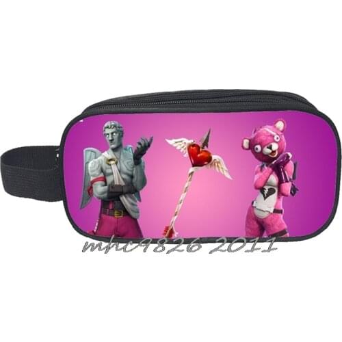 New Fortnite Game Student Pencils Bags Children Pencils Cases Boys Girls Small Bag Kid Cartoon Printed School Supplies