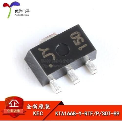 Genuine original KTA1668-Y-RTF / P SOT-89 60V / 1A PNP transistor transistor