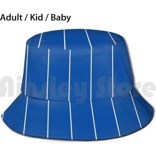 Ipswich Retro 1981 Blue And White Pinstripe Home Cup Winners Bucket Hat Adult kid baby Beach Sun Hats Ipswich Town