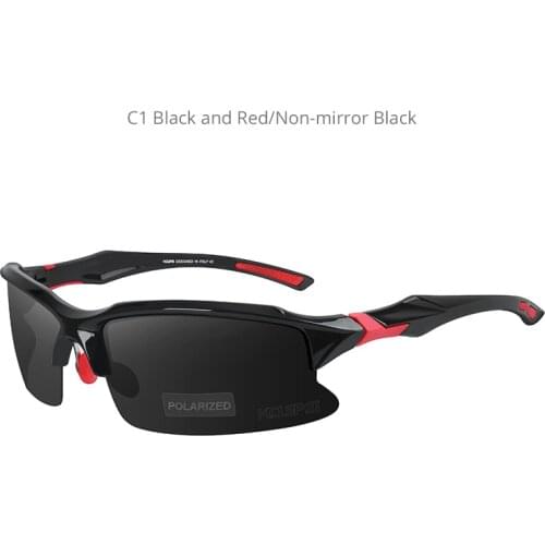 KDEAM Polarized Sports Sunglasses for Running Fishing Tr90 Unbreakable Frame outdoor Sun Glasses For Men/Women KD7701