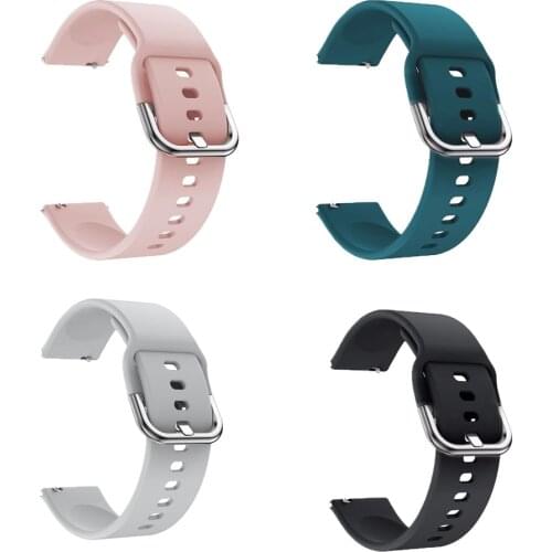20 mm Silicone Watch Straps for T98 E04S Xiaomi Huami Amazfit Watch Watchband Correa de reloj bracelet de montre pulseira