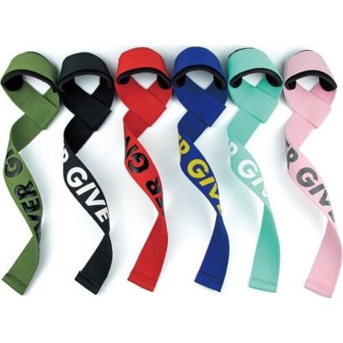 Weight Lifting Straps Cushioned Wrist Strength Training Support Deadlift Straps for Men and Women