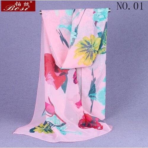 Sjaal shawl chiffon scarves women scarfs for ladies hijab bandana designer brand luxury long luxury winter pink fashion 2018