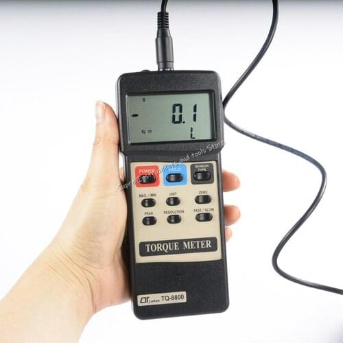 Taiwan LUTRON Torque Tester TQ-8800 Digital Torque Meter TQ8800 Torque Tester 15 Kg-cm,12.99LB-inch,147.1-Newton-cm