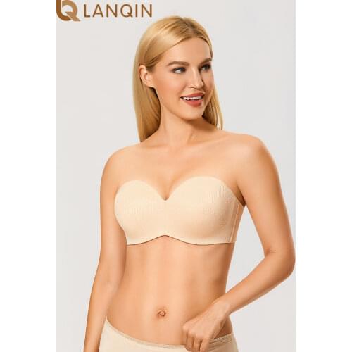 Womens Multiway Strapless Minimizer Bra Plus Size Underwire Unlined
