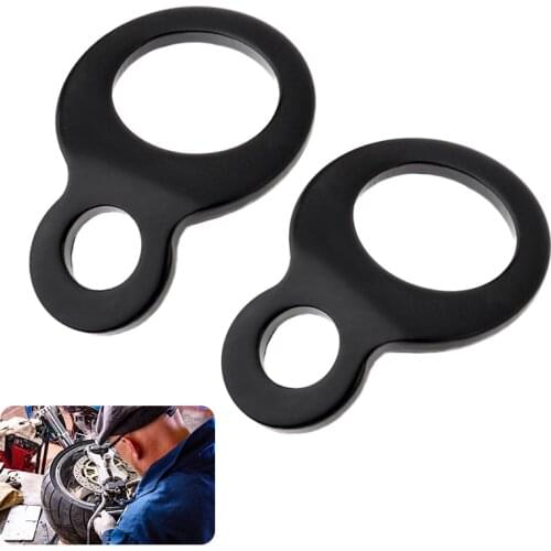 1 Pair Tie Down Strap Rings for Motorcycle Street Bike Dirtbike ATV UTV Attach Tie-downs Stainless Steel Tie-Down Strap Rings