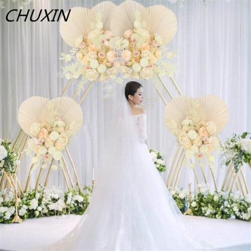 2020 Creative Wedding Flower Row Silk Artificial Flower Decorations Upscale Hotel Cafe Door Crafts Fake Plants Customizable