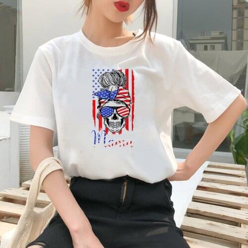 2021 Cartoon Women T shirts O-Neck American High Quality T-shirt Harajcku US Sexy Exquisite Print Animated Modern Comfy Tshirt