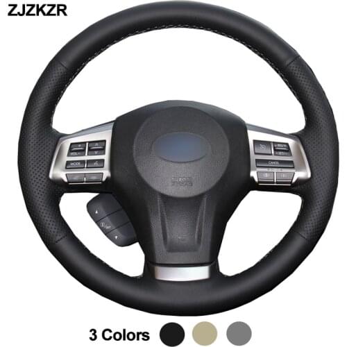 Car Auto Steering-Wheel Cover For Subaru Forester 2013 - 2016 Outback 2013- 2014 Legacy 2013-2014 XV 2013-2015 Impreza 2012-2016