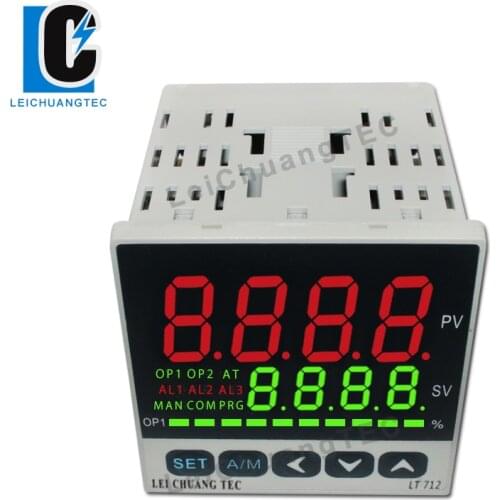PID Digital Analog Temperature Controller with multi input signal,SSR output 72*72 LeiChuang TEC new