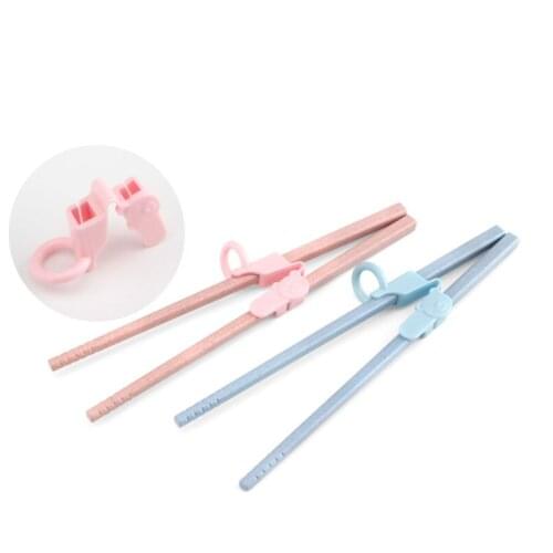Children Practical Training Chopsticks Handcuffs Kids Beginner Learning Helper Eating Tool Baby Practice Chopsticks Accessories