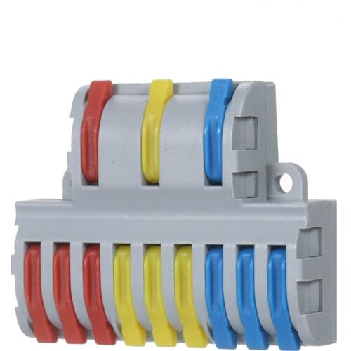 KKmoon 10pcs Wire Connectors Cable Connector Set Universal Wiring Cable Connector Fast Push-in Conductor Terminal