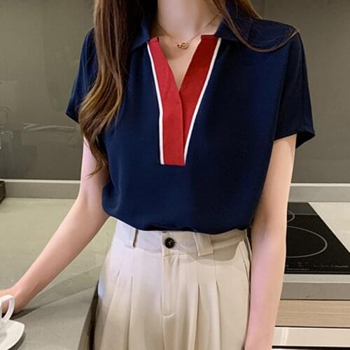 LJSXLS Light Blue Blouses