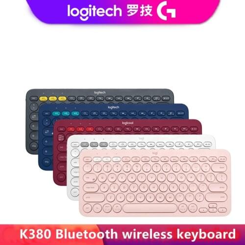 Logitech K380 Bluetooth wireless keyboard linemate mouse multi-color mute ipad tablet desktop mobile phone office game external