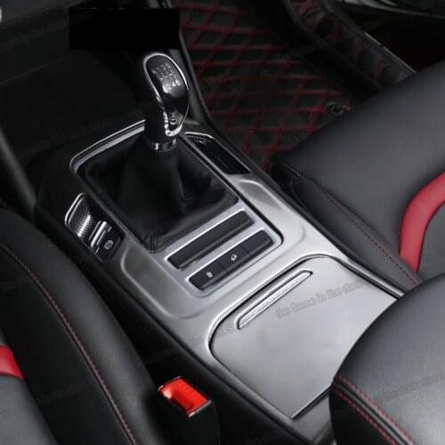 Lsrtw2017 Car Center Console Gear Panel Cover Trims Moldings for Changan Cs55 2017 2018 2019 2020 2021 Interior Accessories Auto