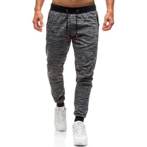 Sweatpants Men Full Lengtg New Arrival Mens Wear Trousers with Large Tether and Zipper Pocket for Men