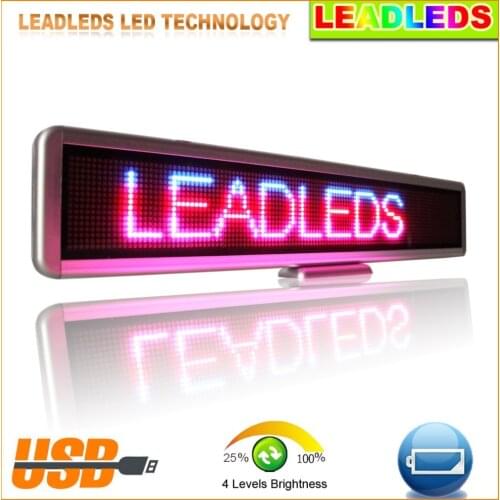 New Arrival High Quality RGB LED Car Sign Programmable Message Moving Scrolling LED Display Board Outdoor For Car Taxi Window
