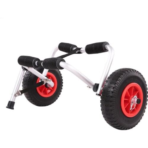 Portable Lightweight Folding Boat Kayak Carrier stably support Canoe Trolley Transport Trailer Cart Removable Wheels water sport