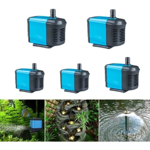 20/40/55/65W 220V Submersible Aquarium Water Pump Fish Pond Fountain Waterpump Garden Fish Tank Water Circultaion Aquatic Filter