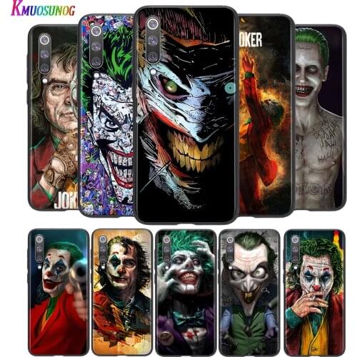 Cool Clown For Xiaomi Mi 8 9 10 11 10i 11i 10 10Pro 11Pro CC9 A3 9T 10T Lite Pro Se Ultra 5G Black Silicone Soft Phone Case