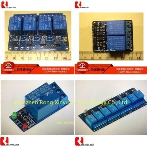 TZT 5v 12v 1 2 4 8 channel relay module with optocoupler Relay Output 1 2 4 8 way relay module for arduino In stock