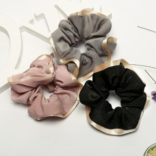 New arrival Fashion women cute velvet surround Hair bands ladys hair scrunchies girls hair Tie Accessories Ponytail Holder