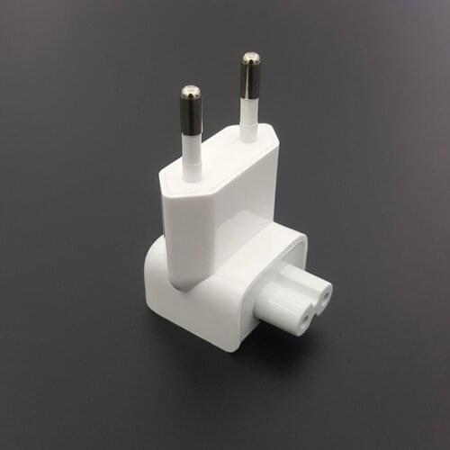 Wall AC Detachable Electrical Euro EU Plug Duck Head for Apple iPad iPhone USB Charger for MacBook Power Adapter