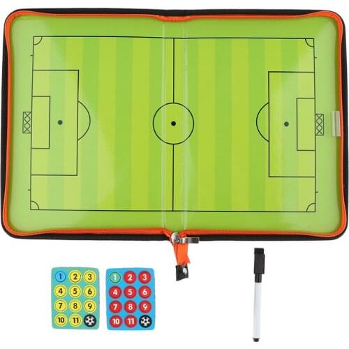 Soccer Coaching Board Strategy Tactics Clipboard Football Game Match Training Plan Accessories