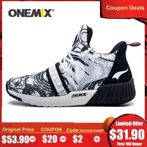 ONEMIX 2020 Womens Running Shoes Breathable Sport Athletic High Boots Sports Walking Footwear Sneakers for Women