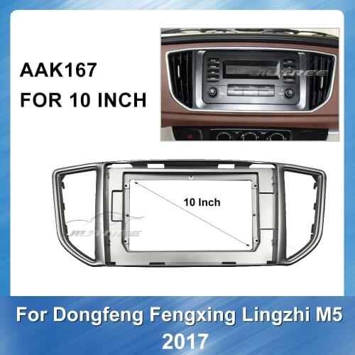 10 inch Car radio Center Stereo Audio Radio for Dongfeng popular Lingzhi M5 2017 DVD GPS Plate Panel Frame Fascia Replacement