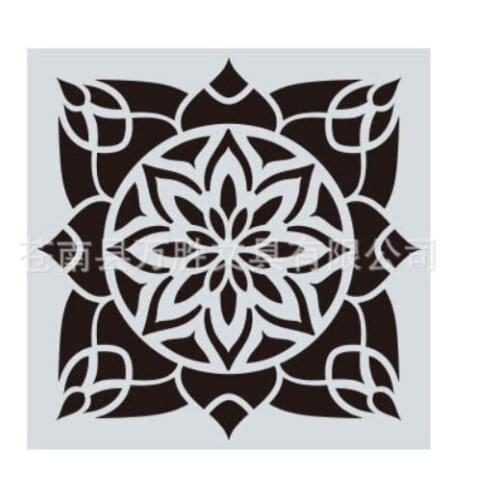 15*15 Mandala Layering Stencils for Diy scrapbook/photo album Decorative Embossing spray painting tool graffiti hand home decor